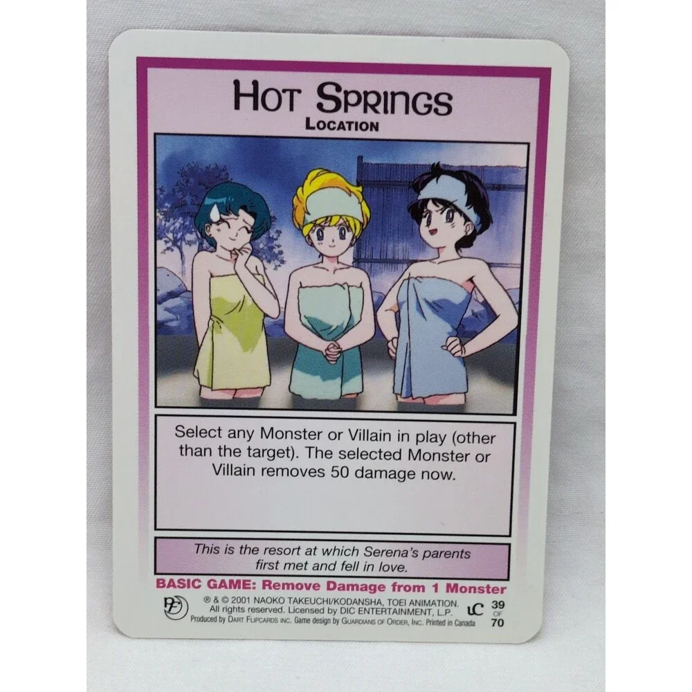 Hot Springs Sailor Moon CCG Past And Future Card #39